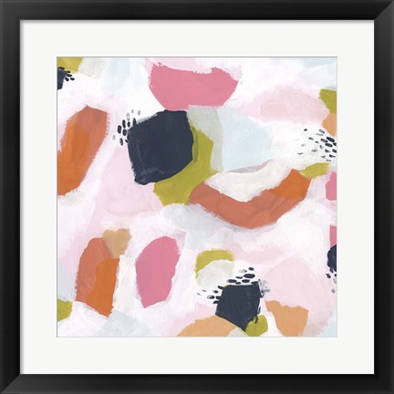 Framed Confetti Currents II Print