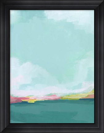 Framed Island Horizon I Print