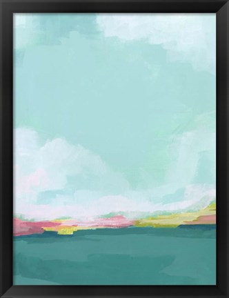 Framed Island Horizon I Print