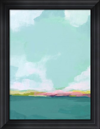 Framed Island Horizon II Print