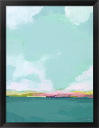 Framed Island Horizon II Print