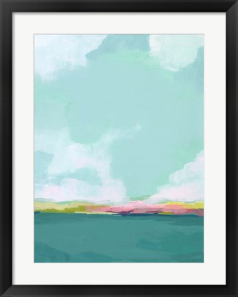 Framed Island Horizon II Print