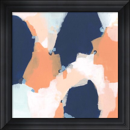 Framed Confetti Impression II Print