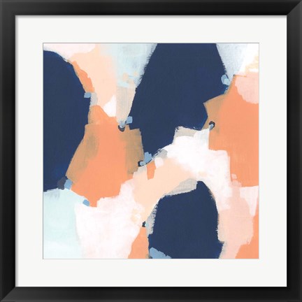 Framed Confetti Impression II Print