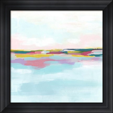 Framed Rainbow Horizon I Print