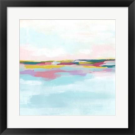 Framed Rainbow Horizon I Print