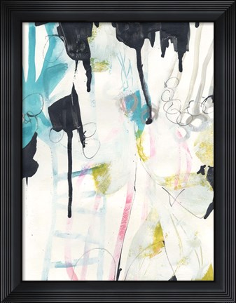 Framed Graffiti Split II Print