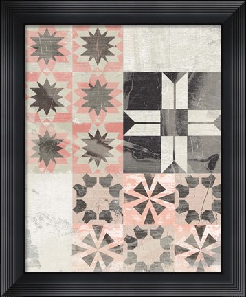 Framed Farmhouse Pattern II Print