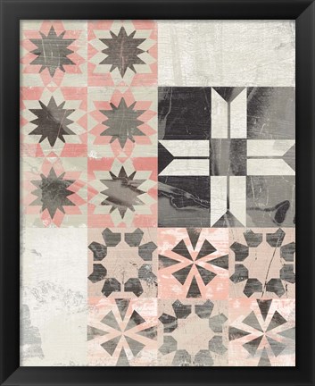 Framed Farmhouse Pattern II Print