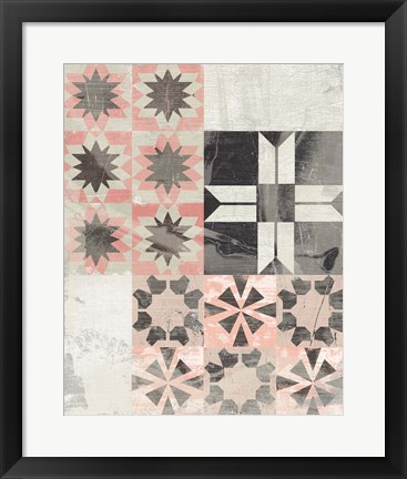 Framed Farmhouse Pattern II Print