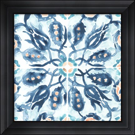 Framed Medallion Medley VI Print