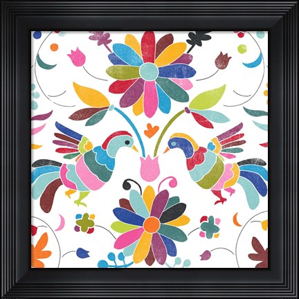 Framed Folklorica I Print
