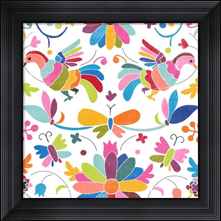 Framed Folklorica IV Print