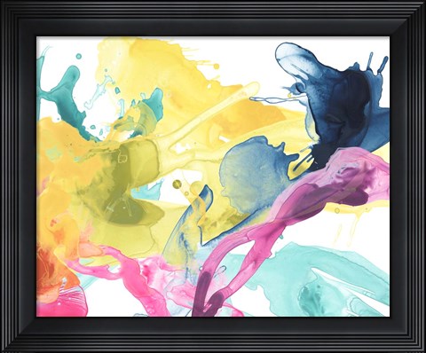 Framed Elemental Motion I Print