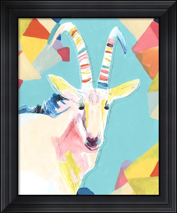 Framed Safari Party I Print