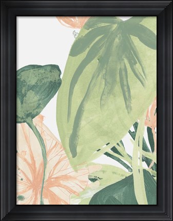 Framed Blush Breeze II Print