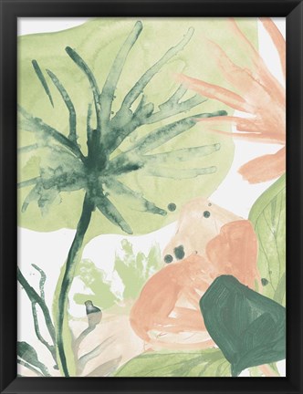 Framed Blush Breeze III Print