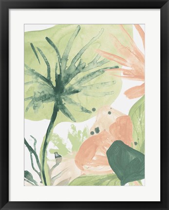 Framed Blush Breeze III Print