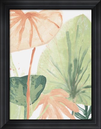 Framed Blush Breeze IV Print