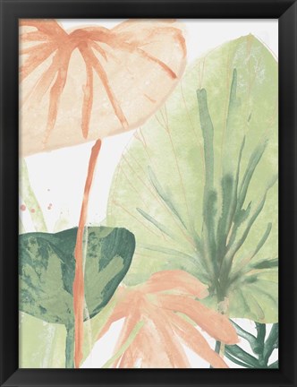 Framed Blush Breeze IV Print