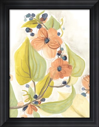 Framed Island Branch II Print