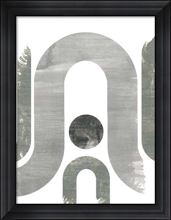 Framed Lunar Maze II Print