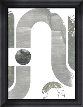 Framed Lunar Maze III Print