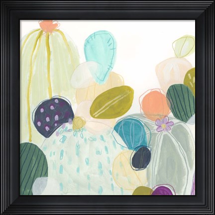 Framed Candy Cactus II Print