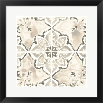 Framed Monochrome Motif I Print