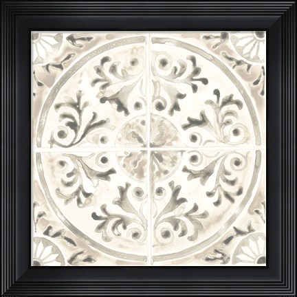 Framed Monochrome Motif III Print