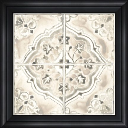 Framed Monochrome Motif IV Print