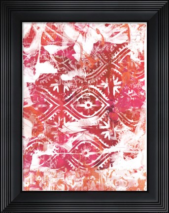 Framed Global Fuchsia II Print