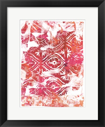 Framed Global Fuchsia II Print