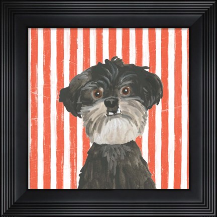 Framed Parlor Pooches I Print