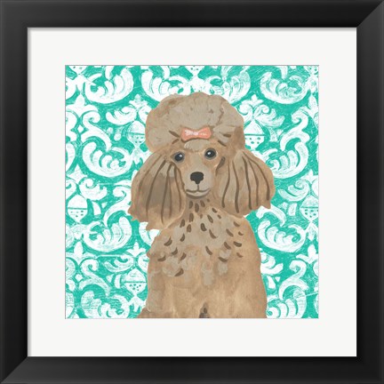 Framed Parlor Pooches II Print