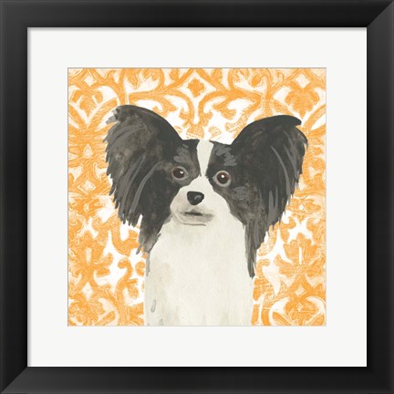 Framed Parlor Pooches III Print