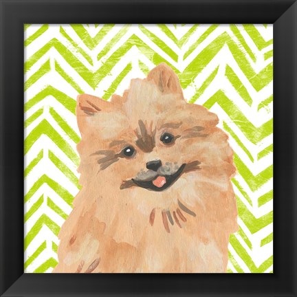 Framed Parlor Pooches IV Print