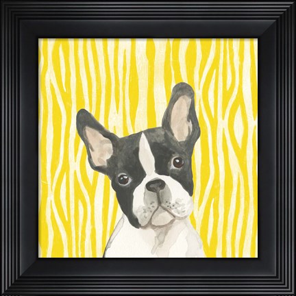 Framed Parlor Pooches VIII Print