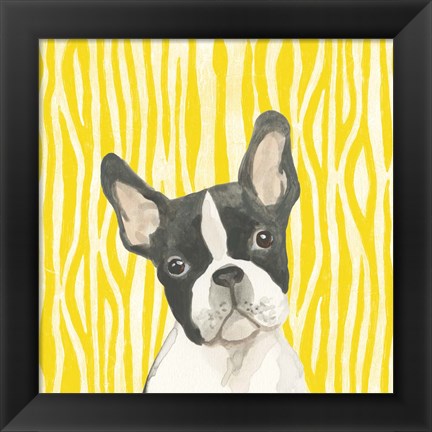 Framed Parlor Pooches VIII Print