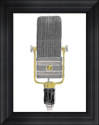Framed Mic Check I Print