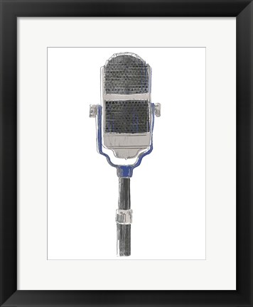 Framed Mic Check II Print