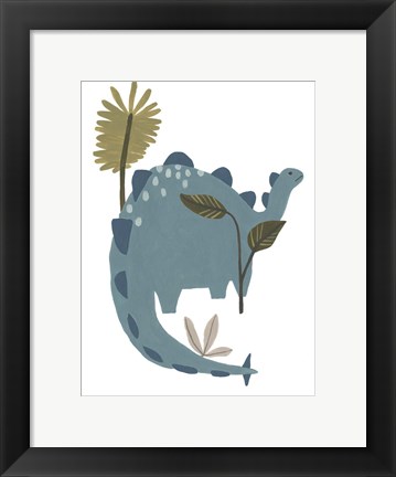 Framed Mighty Dino I Print
