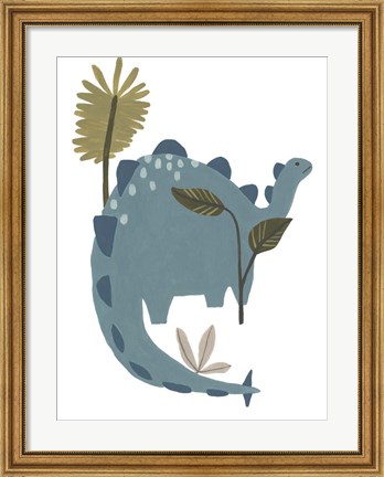 Framed Mighty Dino I Print