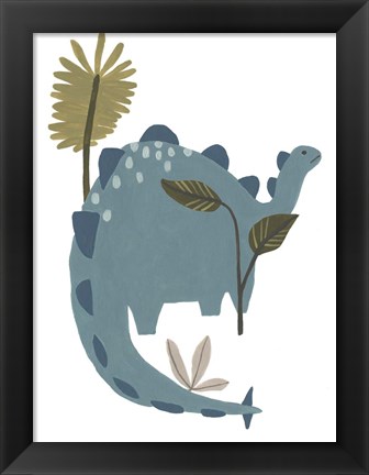 Framed Mighty Dino I Print