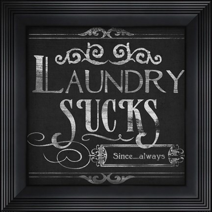 Framed Laundry Snark II Print