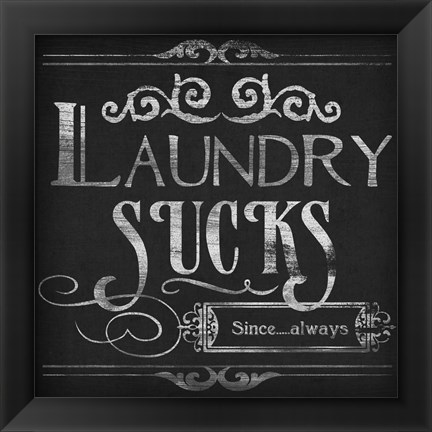 Framed Laundry Snark II Print