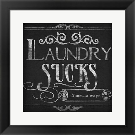 Framed Laundry Snark II Print