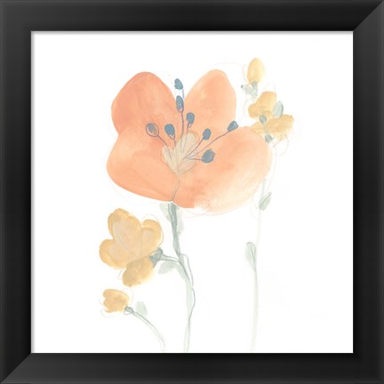 Framed Petite Petals VI Print