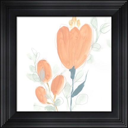 Framed Petite Petals VII Print