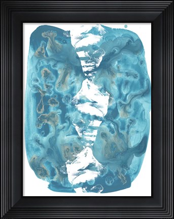 Framed Seaside Shapes III Print